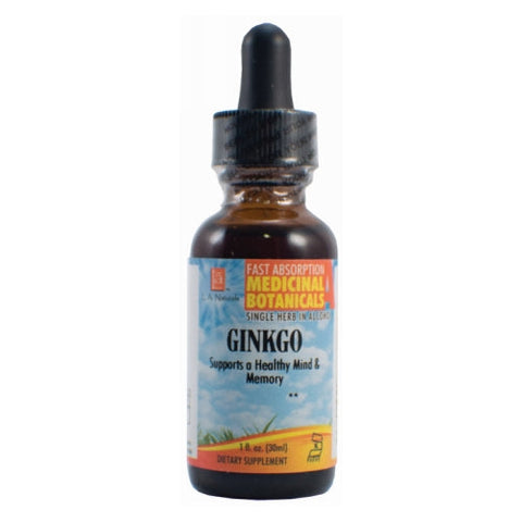 L. A .Naturals, Ginkgo WildCrafted, 1 Oz L. A .Naturals