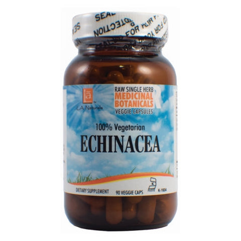 L. A .Naturals, Echinacea Raw Herb, 90 Veg Caps L. A .Naturals