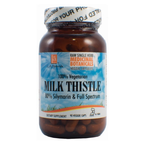L. A .Naturals, Milk Thistle Raw Herb, 90 Veg Caps L. A .Naturals