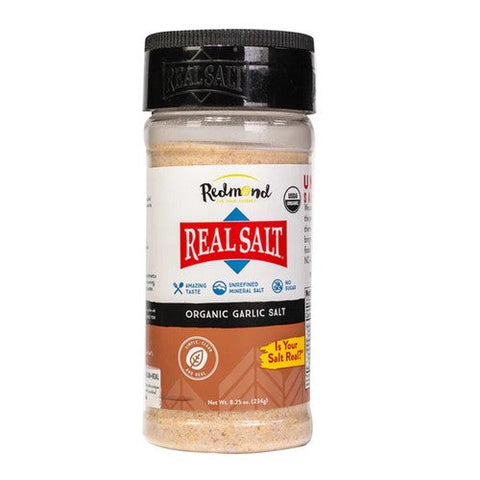 Redmond, Organic Garlic Salt, 8.25 Oz Redmond