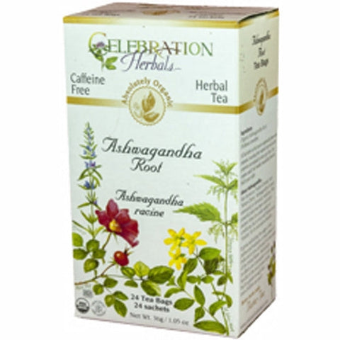 Celebration Herbals, Organic Ashwagandha Root, 24 Bags Celebration Herbals