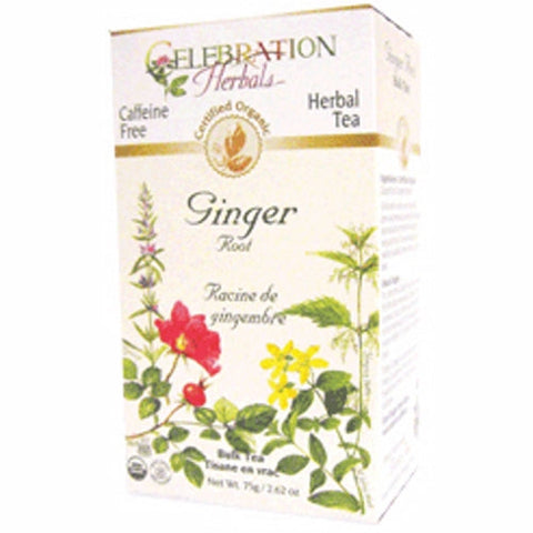 Celebration Herbals, Organic Ginger Root Tea, 24 Bags Celebration Herbals