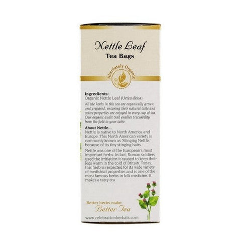 Celebration Herbals, Organic Nettle Leaf Tea, 24 Bags Celebration Herbals
