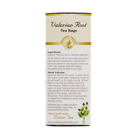 Celebration Herbals, Organic Valerian Root Tea, 24 Bags Celebration Herbals