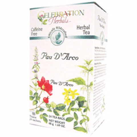 Celebration Herbals, Pau D'Arco Inner Bark Tea, 24 Bags Celebration Herbals