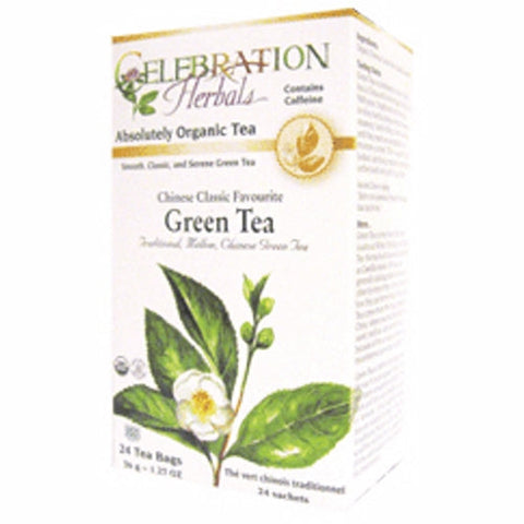 Celebration Herbals, Chinese Classic Favorate Green Tea, 24 Bags Celebration Herbals