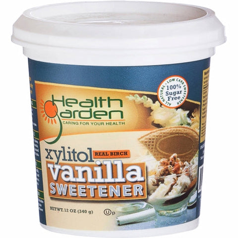 Health Garden, Xylitol Vanilla Sweetener, 12 Oz