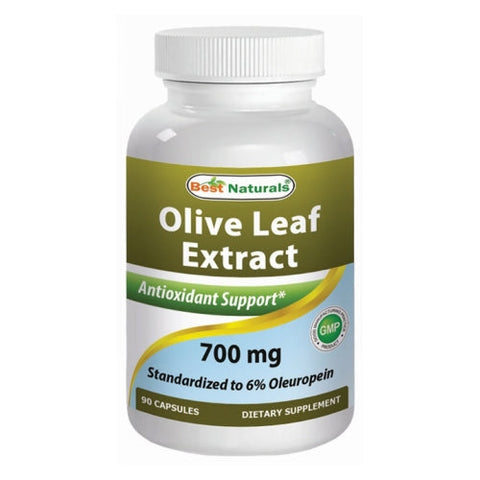 Best Naturals, Olive Leaf Extract, 700 mg, 90 Caps Best Naturals