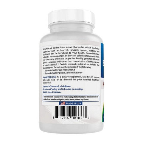 Best Naturals, Broccoli Sprout Extract, 1000 mg, 120 Caps Best Naturals