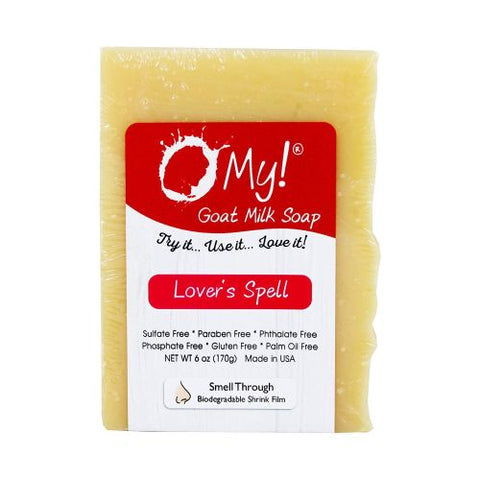 O MY!, Goat Milk Soap Bar, Lovers Spell 6 Oz O MY!