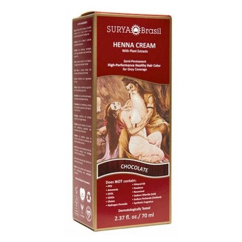 Surya Henna, Henna Cream Chocolate, 2.37 Oz Surya Henna