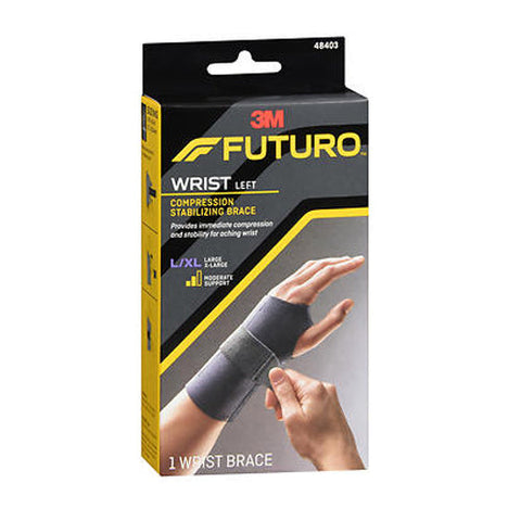 Futuro, Wrist Compression Stabilizing Brace Left Moderate Large And X-Large, 1 Each Futuro
