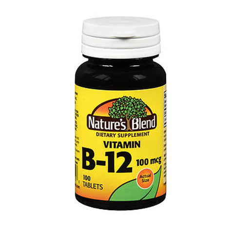 Nature's Blend, Vitamin B-12, 100 Mcg, 100 Tabs Nature's Blend