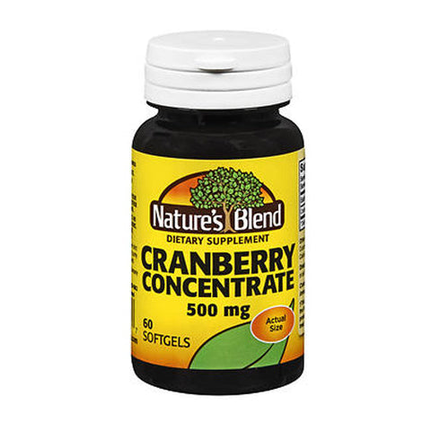 Nature's Blend, Nature's Blend Cranberry Concentrate Softgels, 500 mg, Count of 1 Nature's Blend