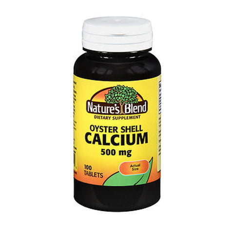 Nature's Blend, Nature's Blend Oyster Shell Calcium Tablets, 500 mg, 100 Tabs Nature's Blend