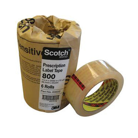 3M, Scotch Prescription Label Tape, 6 Each 3M