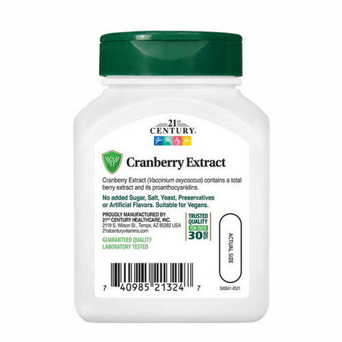 21st Century, Standardized Cranberry Extract, 60 Veg Caps 21st Century