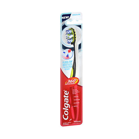 Colgate, 360 Degree Total Advanced Toothbrush Medium, 1 Each Colgate