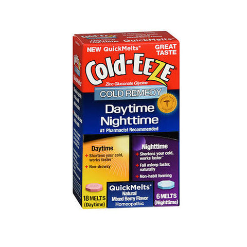 Cold-Eeze, Daytime Nighttime QuickMelts Mixed Berry Flavor, 24 Each Cold-Eeze