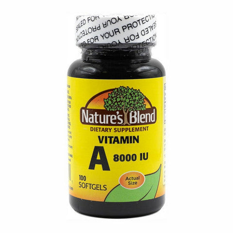 Nature's Blend, Nature'S Blend Vitamin A Softgels, 8000 IU, 100 Caps Nature's Blend
