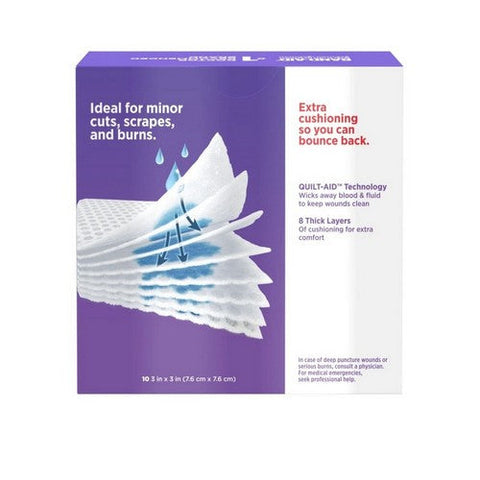 Band-Aid, Cushion-Care Gauze Pads Small, 10 Each Band-Aid