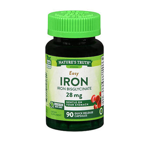 Nature's Truth, Easy Iron Quick Release Capsules, 28 Mg, 90 Caps Nature's Truth