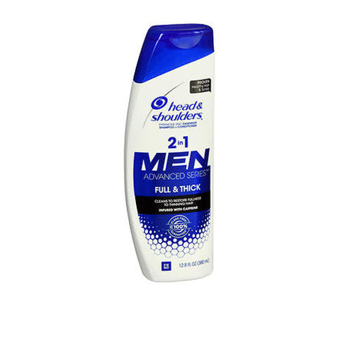 Head & Shoulders, Men Advanced Series Full & Thick 2 In 1 Dandruff Shampoo + Conditioner, 12.8 Oz Head & Shoulders