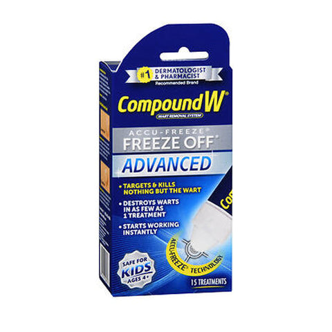 Compound W, Freeze Off Advanced Wart Remover With Accu-Freeze, 15 Each Compound W