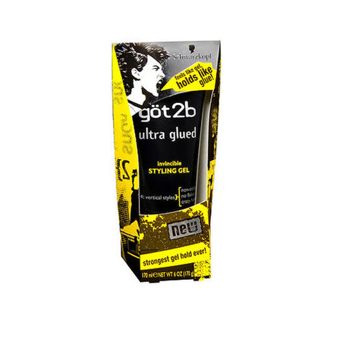 Got2B, Ultra Glued Invincible Styling Gel, 6OZ, 6 Oz Got2B