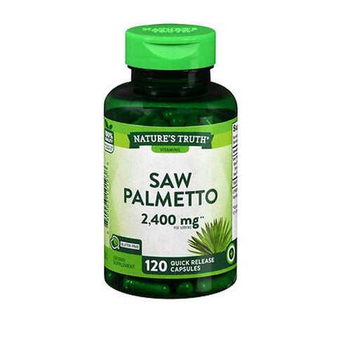 Nature's Truth, Saw Palmetto Quick Release Capsules, 2400 Mg, 120 Caps Nature's Truth