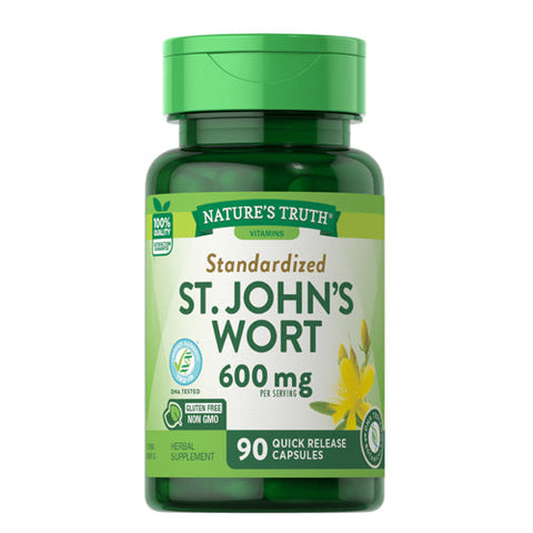 Nature's Truth, Standardized St. John'S Wort Quick Release Capsules, 600 Mg, 90 Caps Nature's Truth