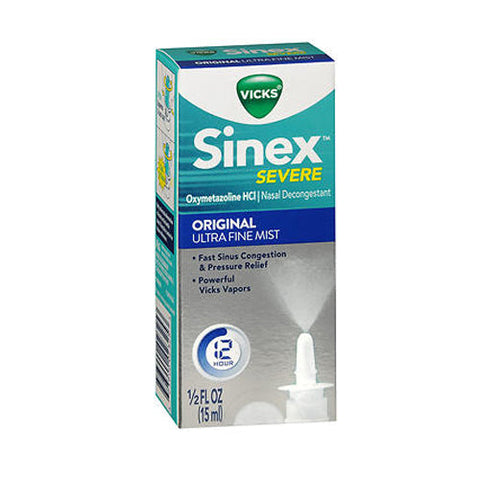Sinex, Vicks Sinex Severe Nasal Decongestant Original, 0.5 Oz Vicks