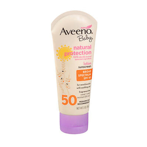 Aveeno, Baby Continuous Protection Sensitive Skin Zinc Oxide Sunscreen Spf 50, 3 Oz Aveeno