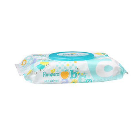 Pampers, Sensitive Wipes Fragrance Free, 56 Each Pampers