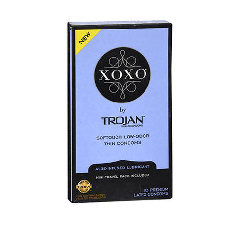 Trojan, Xoxo Premium Latex Condoms, 10 Each Trojan