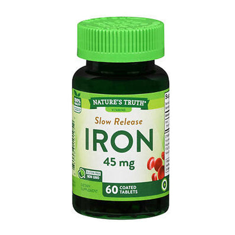 Nature's Truth, Iron, 45 Mg, 60 Tabs Nature's Truth