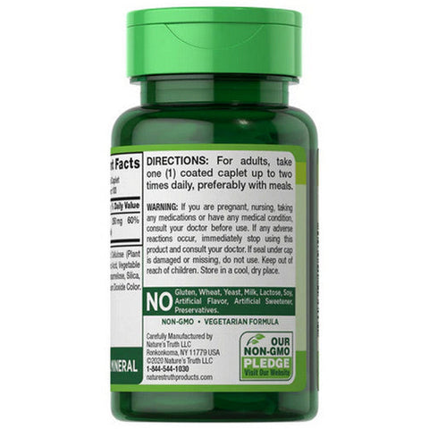 Nature's Truth, Magnesium, 250 Mg, 100 Tabs Nature's Truth