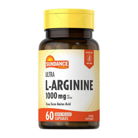 Sundance, L-Arginine Quick Release Capsules, 1000 mg, 60 Tabs Sundance