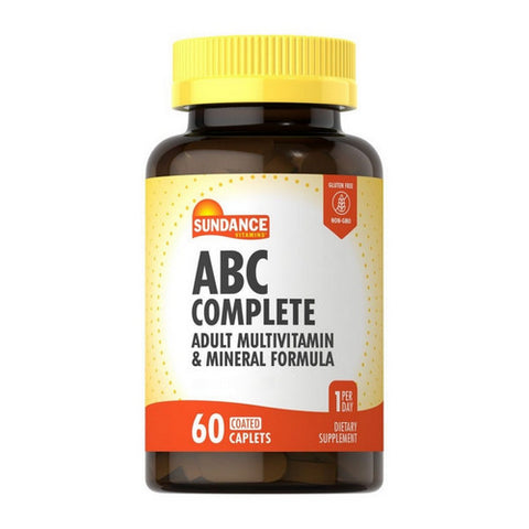 Sundance, Vitamins Abc Complete Adult Multivtamin And Mineral, 60 Tabs Sundance