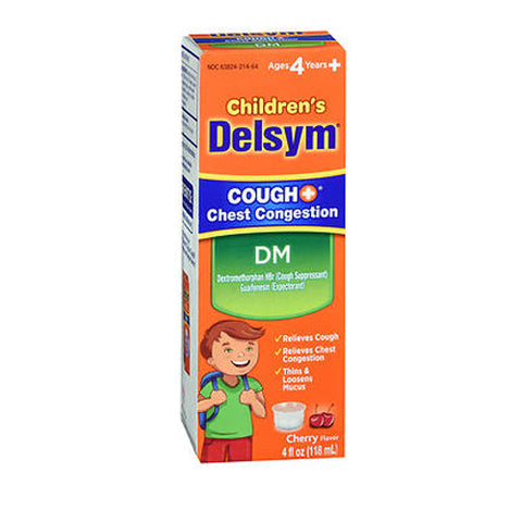 Delsym, Child Cough And Chest Liquid Cherry, 4 Oz Delsym