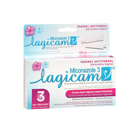 Lagicam, Miconazole 3 Vaginal Antifungal Cream, 0.9 Oz Lagicam