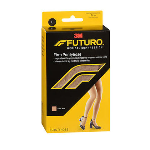 Futuro, Medical Compression Firm Pantyhose Large Nude, 1 Pair Futuro