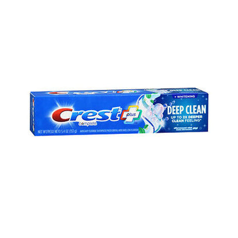 Crest, Complete Fluoride Toothpaste Whitening + Deep Clean Effervescent Mint, 5.4 Oz Crest