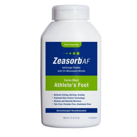 Zeasorb-Af, Af Athlete'S Foot Miconazole Nitrate 2% Antifungal Powder, 2.5 Oz Zeasorb-Af