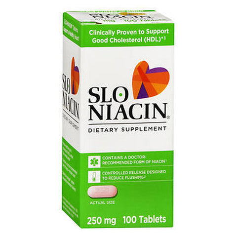 Slo-Niacin, Slo-Niacin, 250MG, 100 Tabs Slo-Niacin