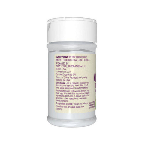 Now Foods, Organic Monk Fruit Ext Powder, 0.7 Oz Now Foods