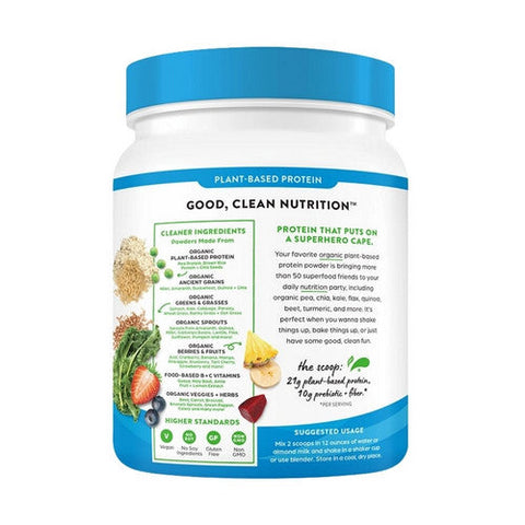 Orgain, Organic Protein Powder Plus 50 Superfoods Creamy Chocolate Fudge, Creamy Chocolate Fudge 1.12 lbs Orgain