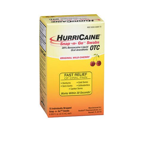 Beutlich Incorporated, Hurricane Snap N Go Swab, 72 Count Beutlich Incorporated