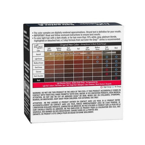Light Mountain, Natural Hair Color And Conditioner Black, Black 4 Oz Light Mountain