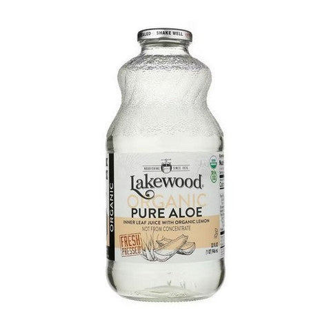 Lakewood Organic, Organic Pure Aloe Juice Lemon, 32 Oz Lakewood Organic